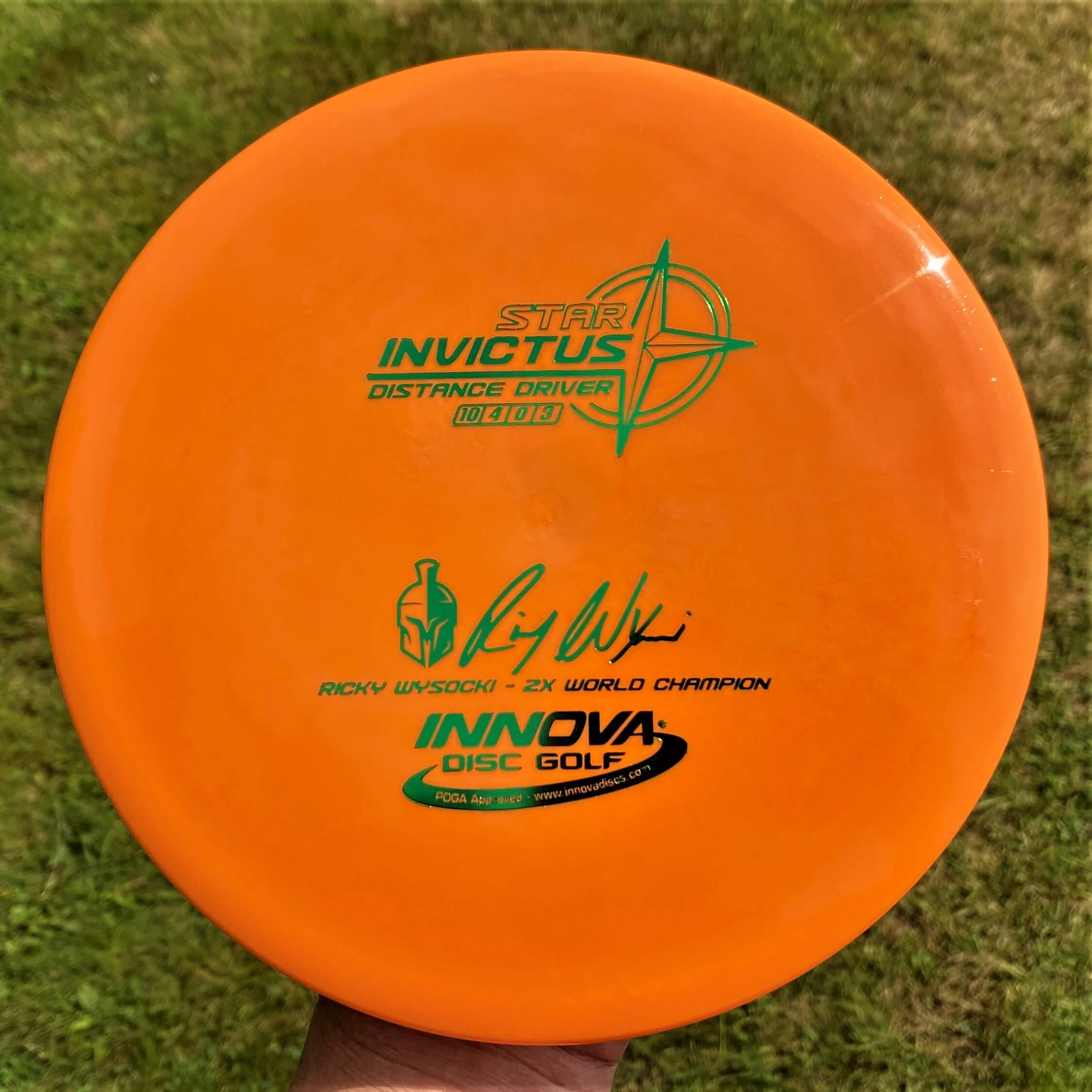 Ricky Wysocki Signature Star Invictus -- 171 grams (6364-1)