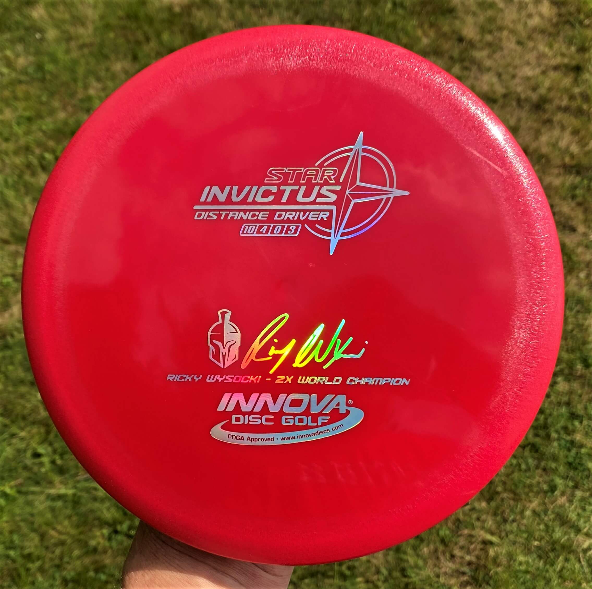 Ricky Wysocki Signature Star Invictus -- 167 grams (6367)