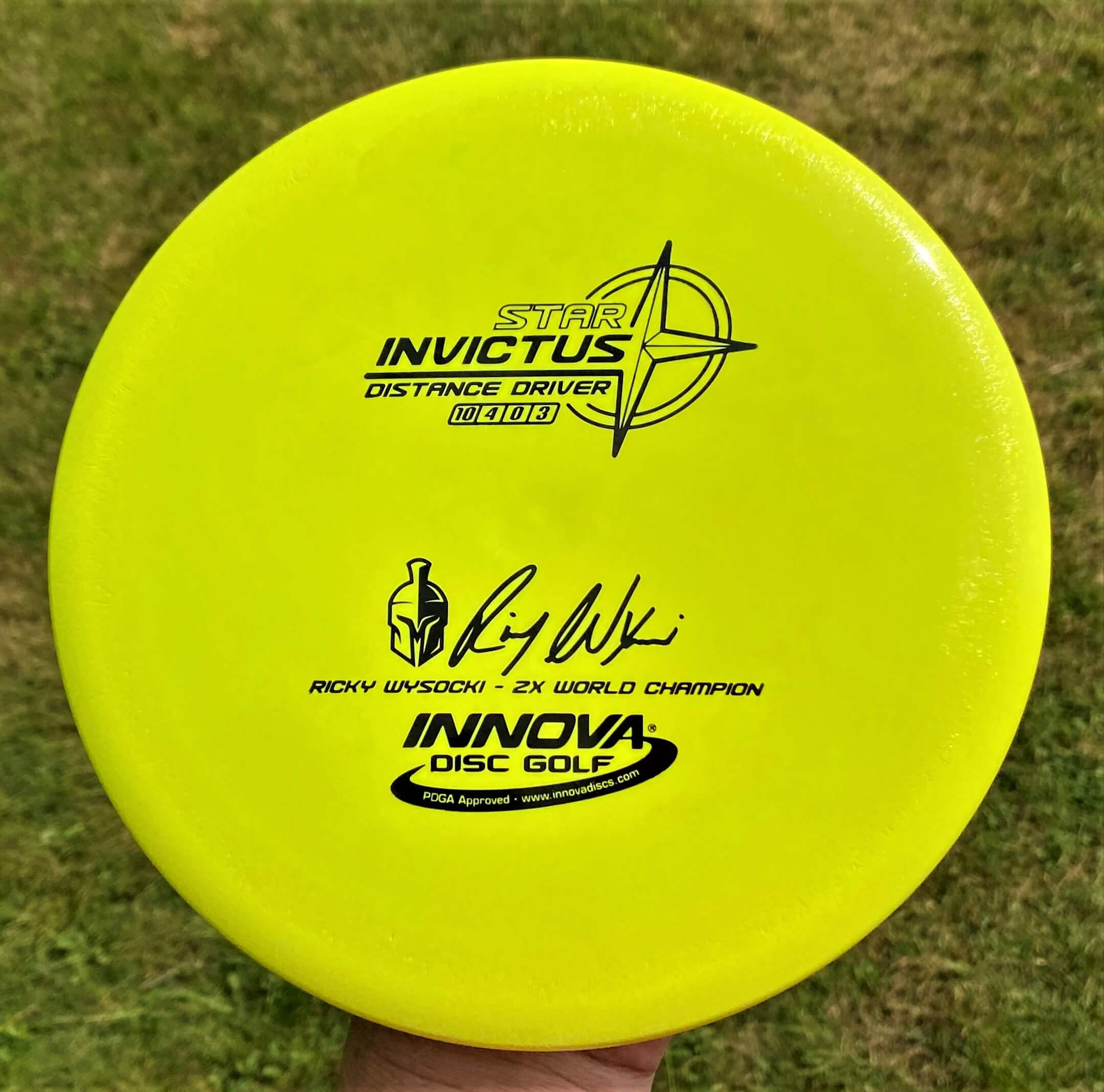 Ricky Wysocki Signature Star Invictus -- 165 grams (6370)