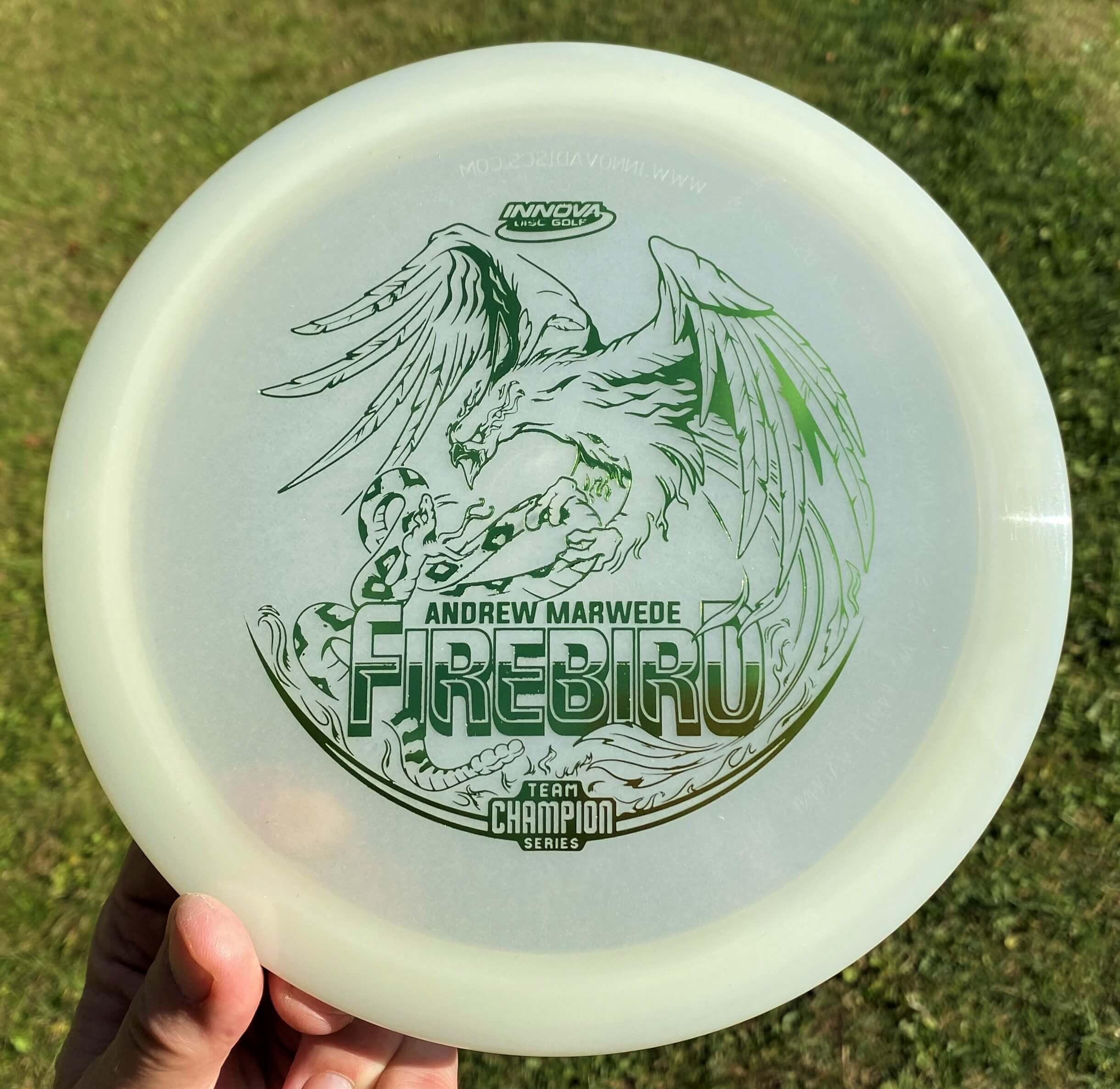 Andrew Marwede Champion Glow Firebird --173-175 grams (7235-1)