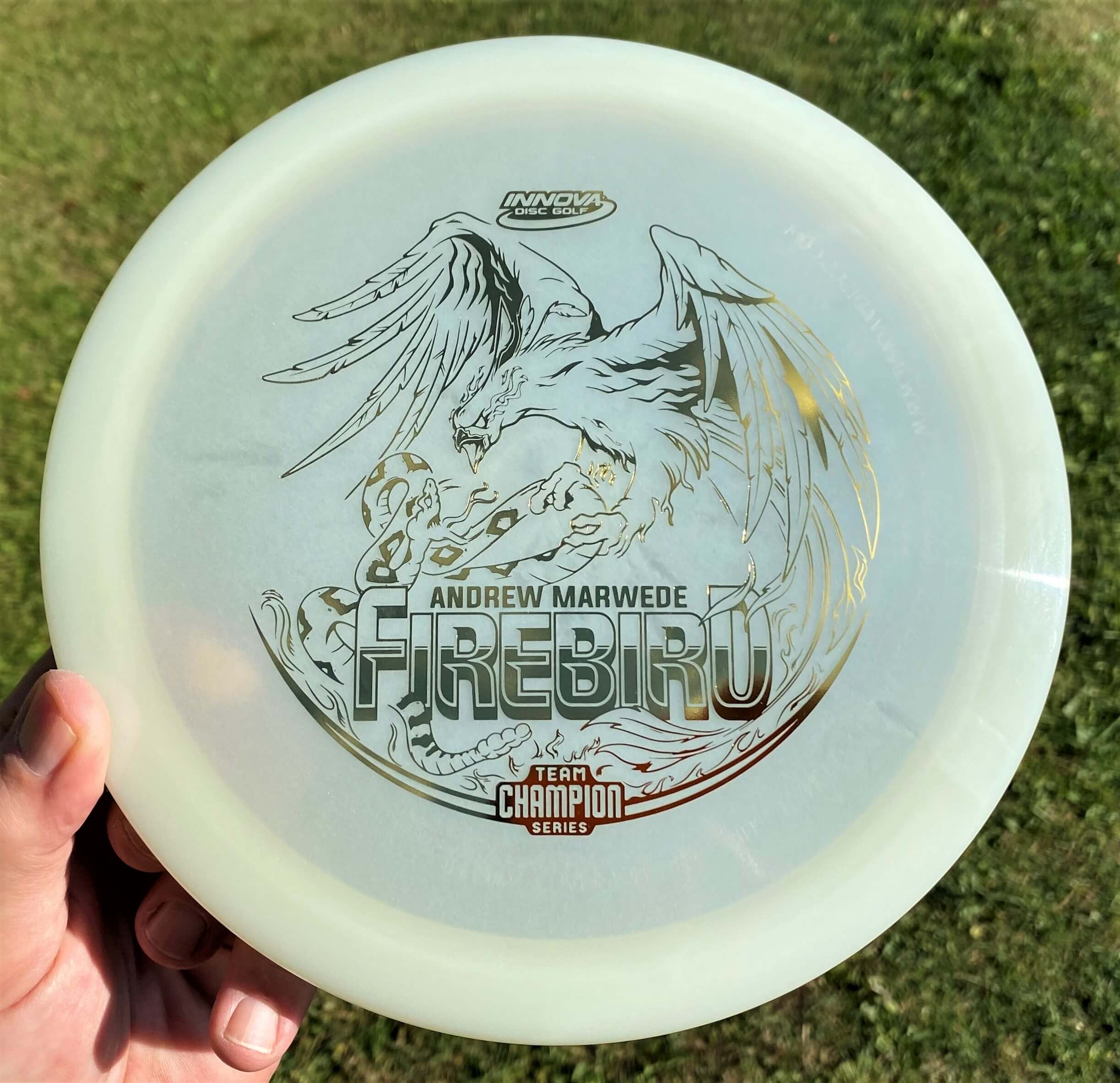 Andrew Marwede Champion Glow Firebird --173-175 grams (7236-1)