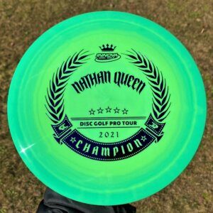 Disc Golf Pro Tour Champion Nathan Queen Commemorative  Swirly Star Thunderbird -- 173-175 grams (8119-1)