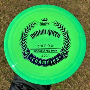 Disc Golf Pro Tour Champion Nathan Queen Commemorative  Swirly Star Thunderbird -- 173-175 grams (8121-1)