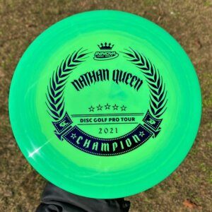 Disc Golf Pro Tour Champion Nathan Queen Commemorative  Swirly Star Thunderbird -- 173-175 grams (8122-1)