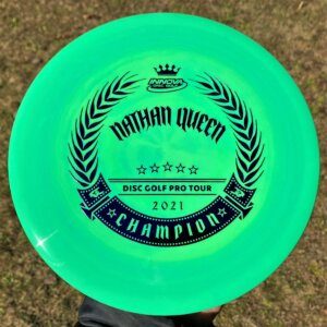 Disc Golf Pro Tour Champion Nathan Queen Commemorative  Swirly Star Thunderbird -- 173-175 grams (8123-1)