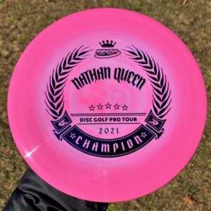 Disc Golf Pro Tour Champion Nathan Queen Commemorative  Swirly Star Thunderbird -- 173-175 grams (8127-1)