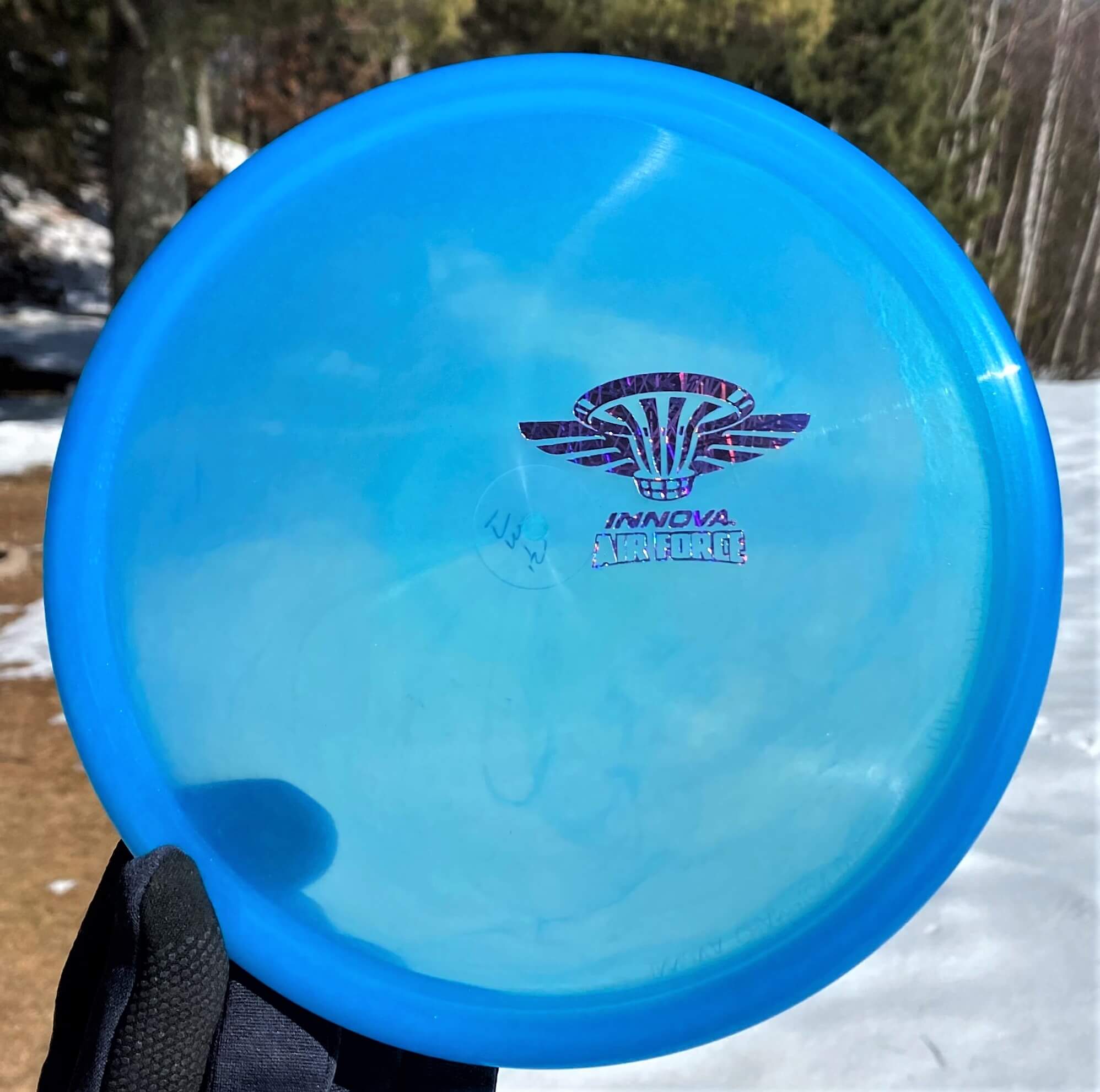 Mini Air Force Stamp Metal Flake Champion Gator -- 173-175 grams (0480-1)