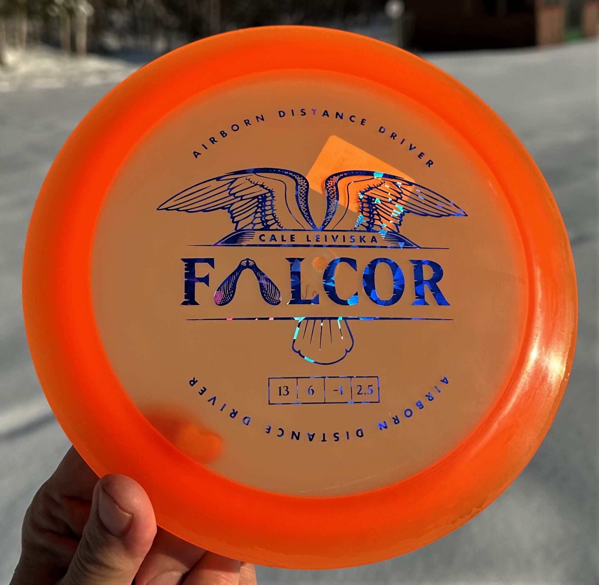 Cale Leiviska Airborn Falcor Distance Driver 400 by Prodigy -- 172 grams (3608-1)