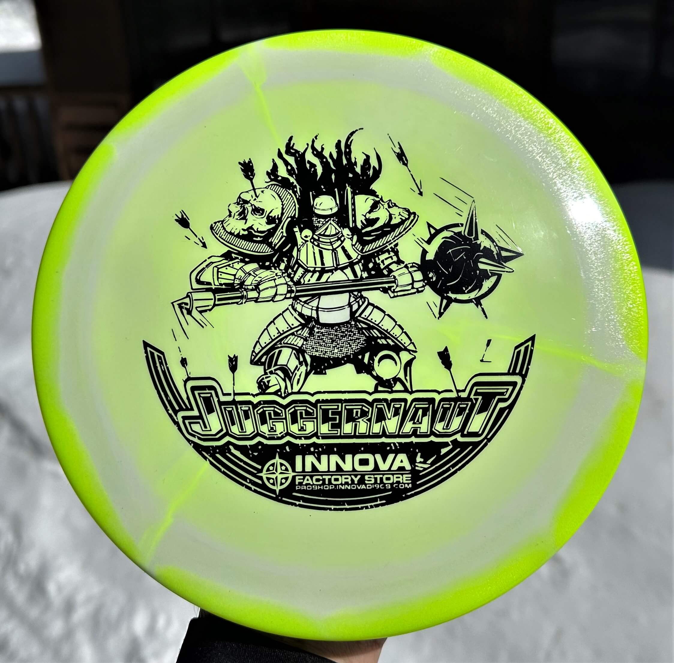 NEW Innova Halo Juggernaut Overstable Driver -- 173-5 grams (5228-2)