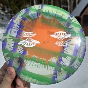 I-DYED CHAMPION GORGON w/2 Innova Air Force stamps -- 168 grams (3646)