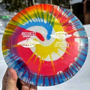I-DYED CHAMPION GORGON w/2 Innova Air Force stamps -- 171 grams (3649)