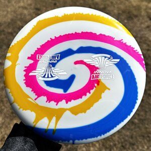 I-Dyed STAR WRAITH w/2 Innova Air Force stamps -- 173-5 grams (4092)