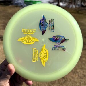Proto Glow Champion MAMBA w/4 Innova Air Force stamps -- 163 grams (6875)