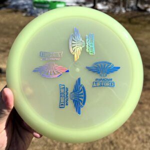 Proto Glow Champion MAMBA w/4 Innova Air Force stamps -- 161 grams (6881)