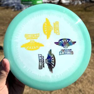 Proto GLOW Halo Star Destroyer w/4 Innova Air Force stamp -- 173-5 grams (6888)
