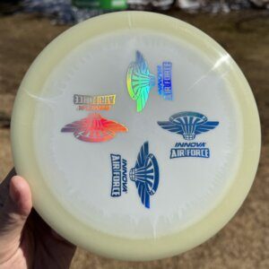 Proto GLOW Halo Star Destroyer w/4 Innova Air Force stamp -- 173-5 grams (6890)