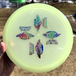 Proto Glow Champion EAGLE-X w/4 Innova Air Force stamps -- 173-5 grams (6898)