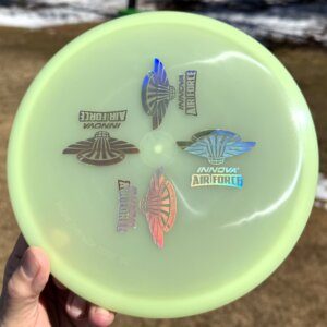 Proto Glow Champion STINGRAY w/4 Innova Air Force stamps -- 171 grams (6906)