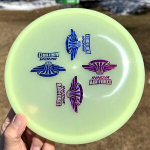 Proto Glow Champion STINGRAY w/4 Innova Air Force stamps -- 172 grams (6909)
