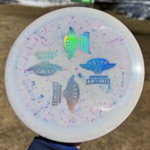 Splatter Star Destroyer w/4 Innova Air Force stamps -- 175 grams (6923)