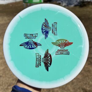 Halo Star ROC3 w/4 Innova Air Force stamps -- 177 grams (6932)