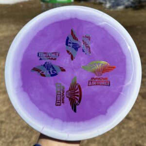 Halo Star ROC3 w/4 Innova Air Force stamps -- 176 grams (6934)