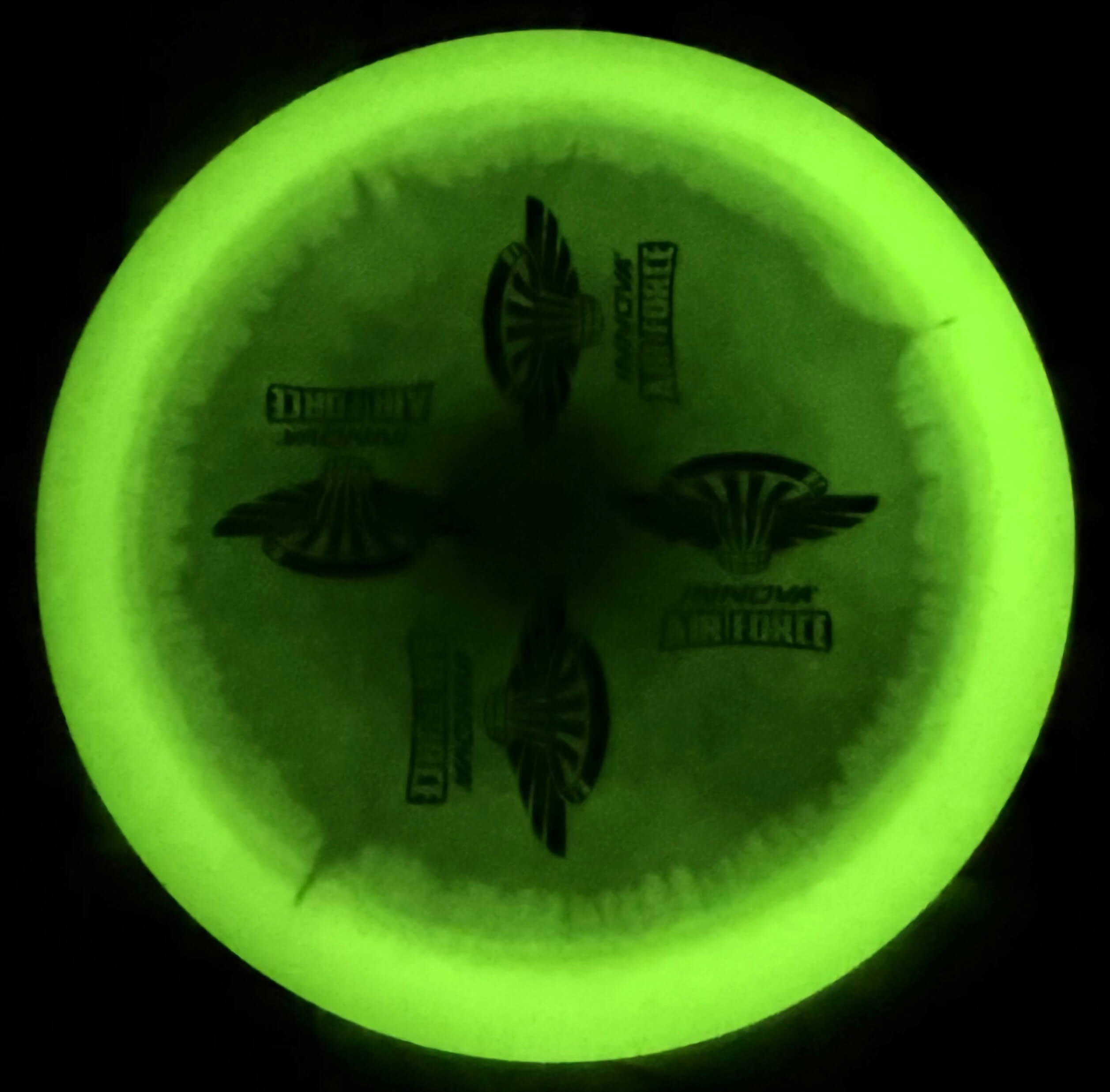 Proto GLOW Halo Star Destroyer w/4 Innova Air Force stamp -- 173-5 grams (6889) - Image 2